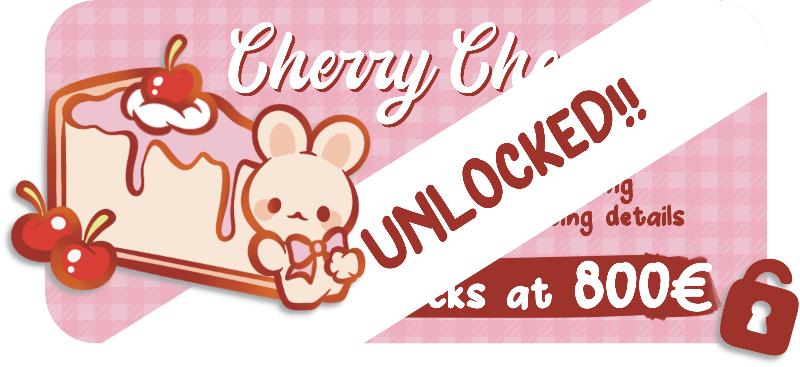 🍒 Unlock the Third Pin - Cherry Cheesecake 🍒