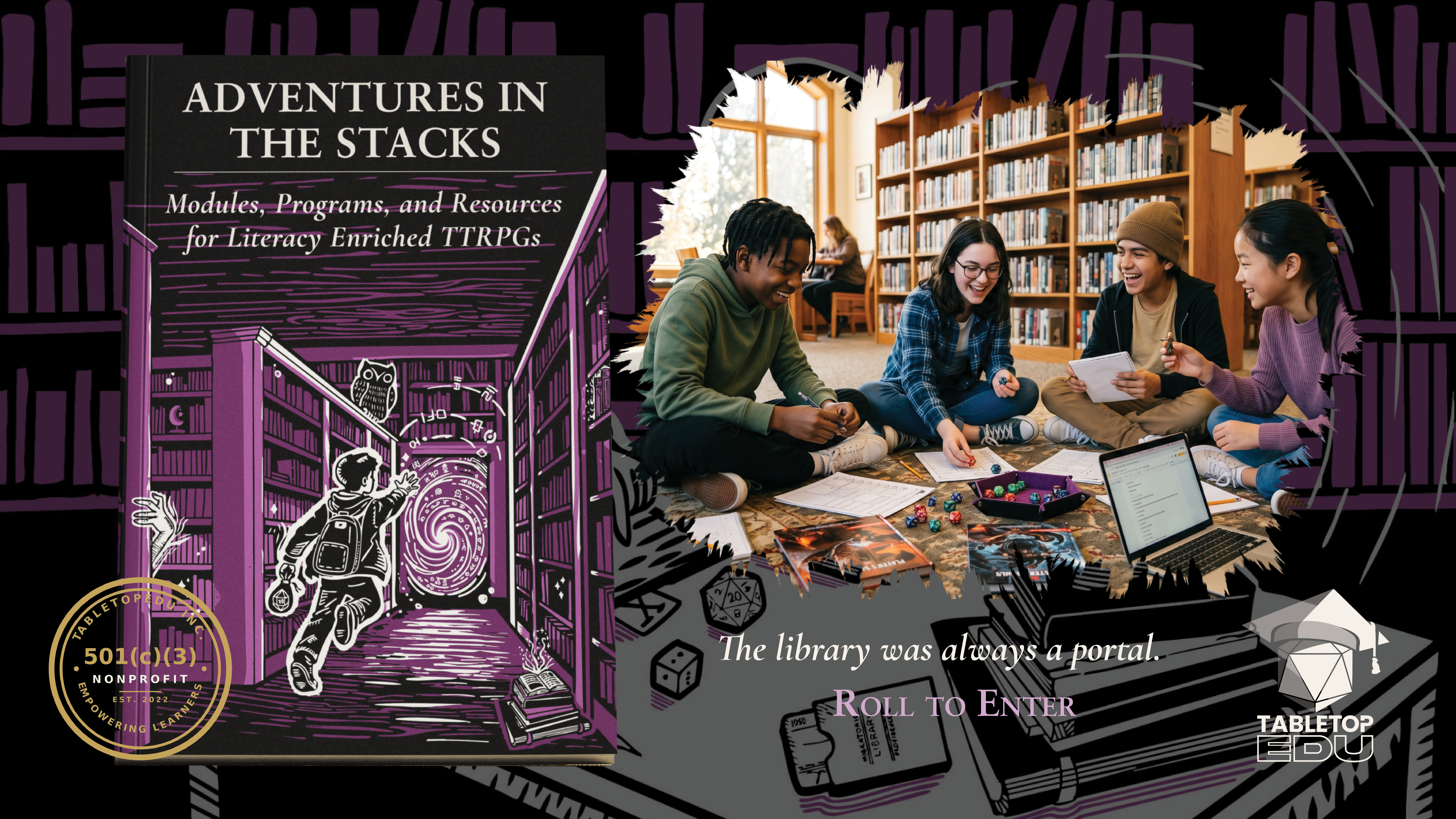 Adventures In The Stacks:  TTRPGs and Literacy Resources+