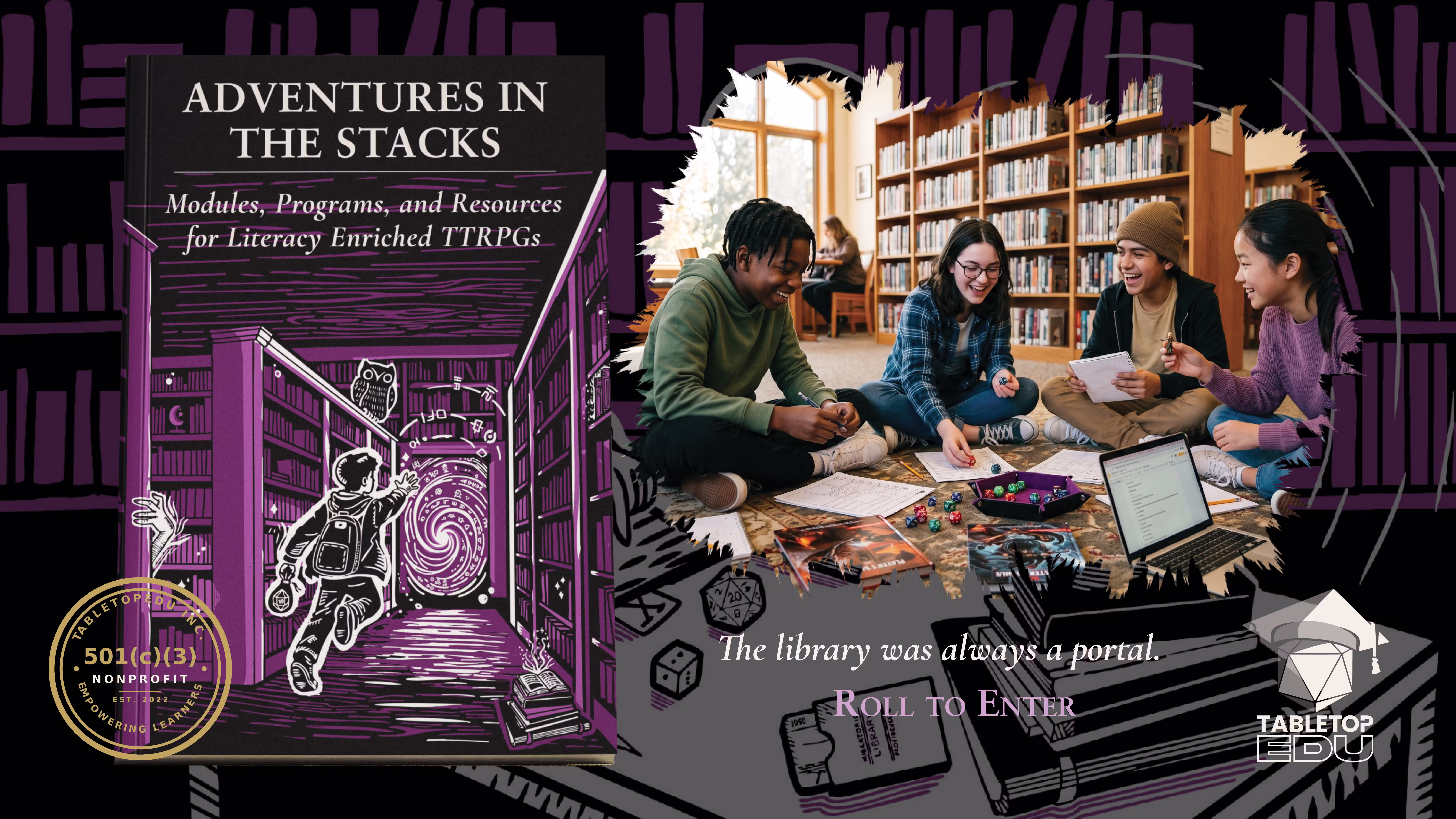 Adventures In The Stacks:  TTRPGs and Literacy Resources+