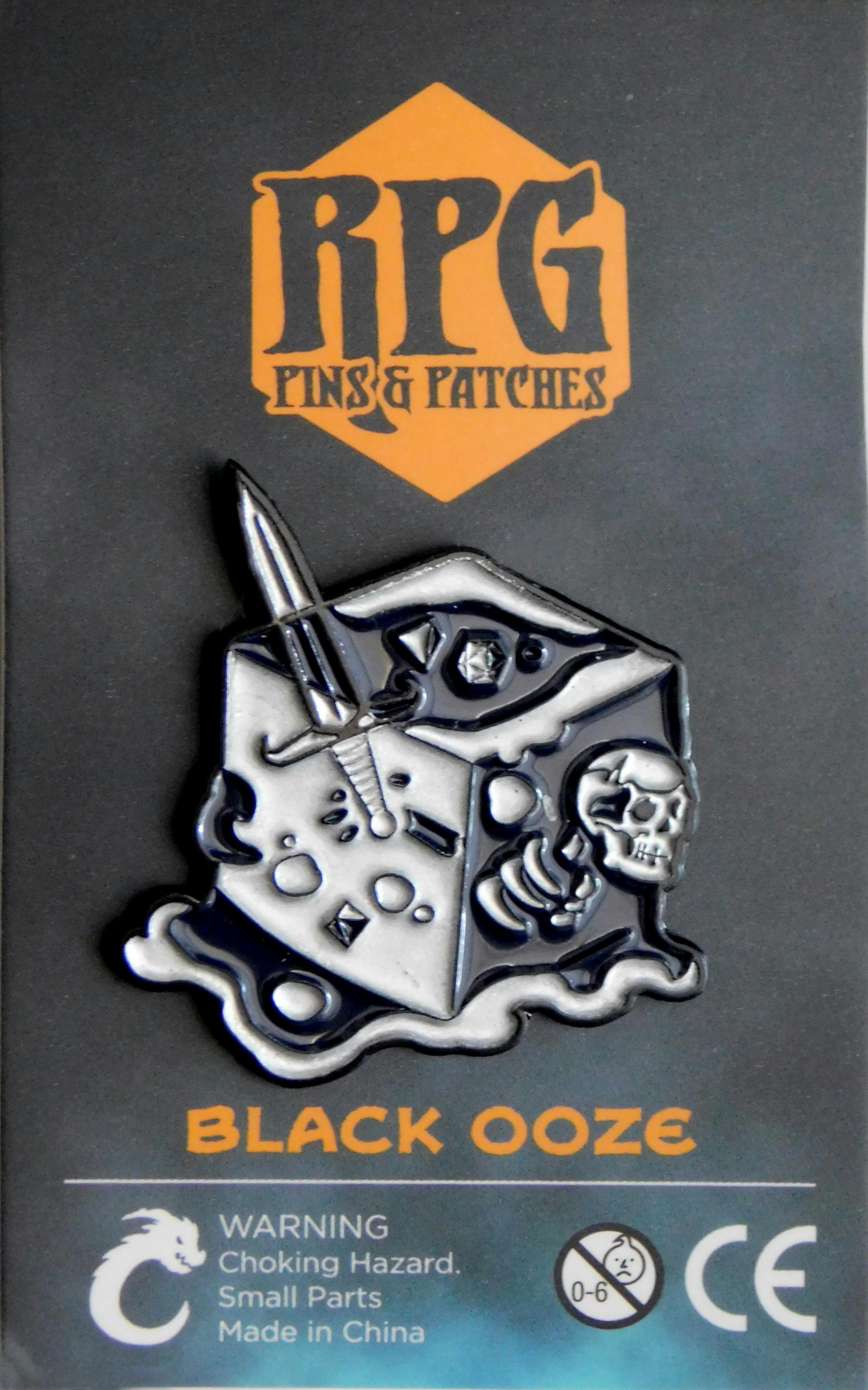 Legendary Black Ooze enamel pin