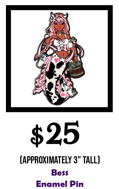 Bess Enamel Pin