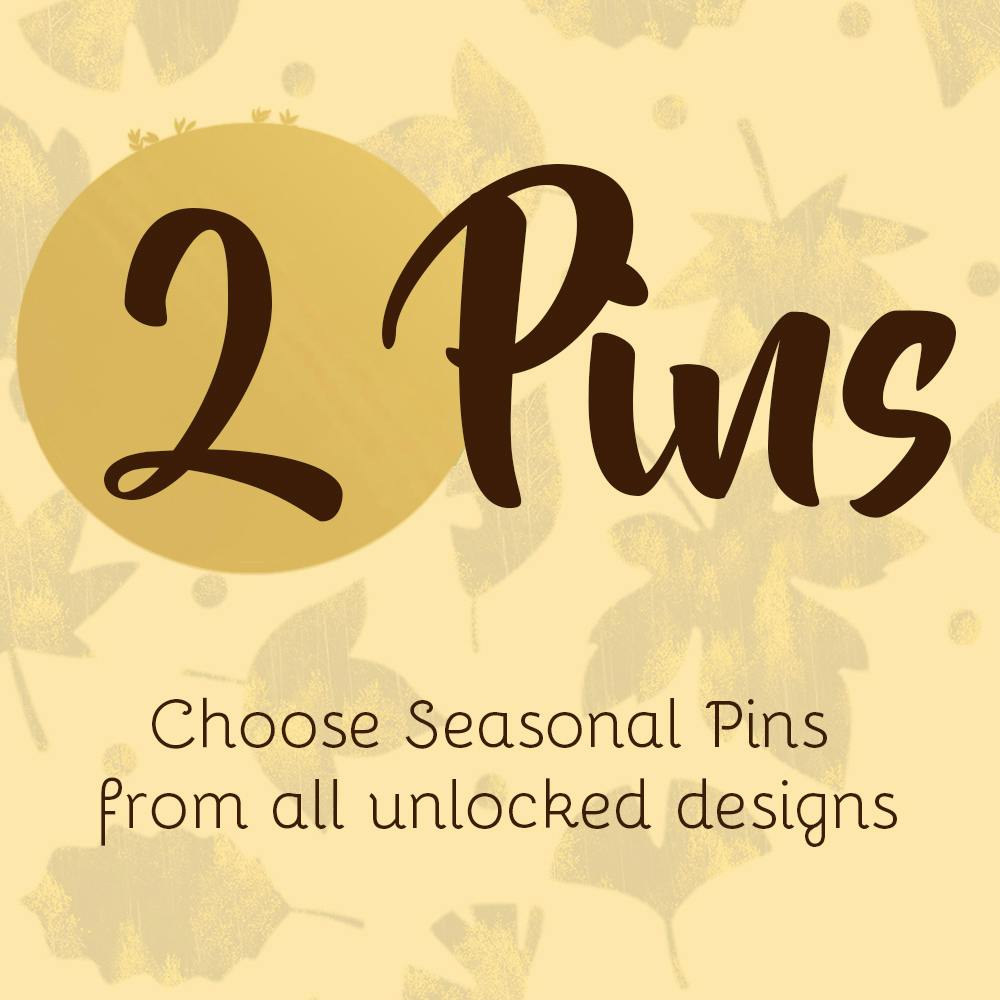 2x Season Pins - Duality of the Seasons