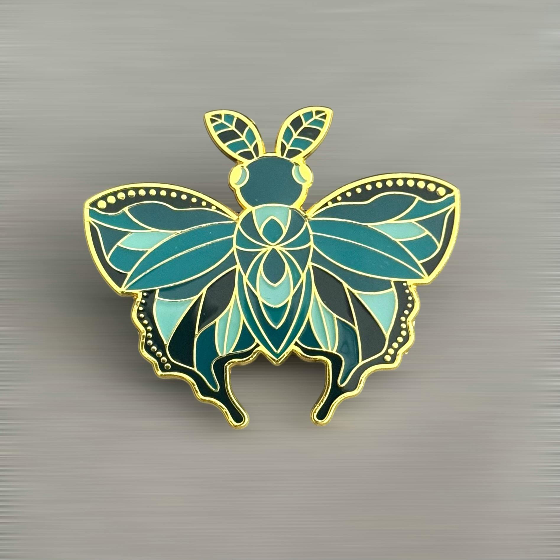 Forest Flutter Pin