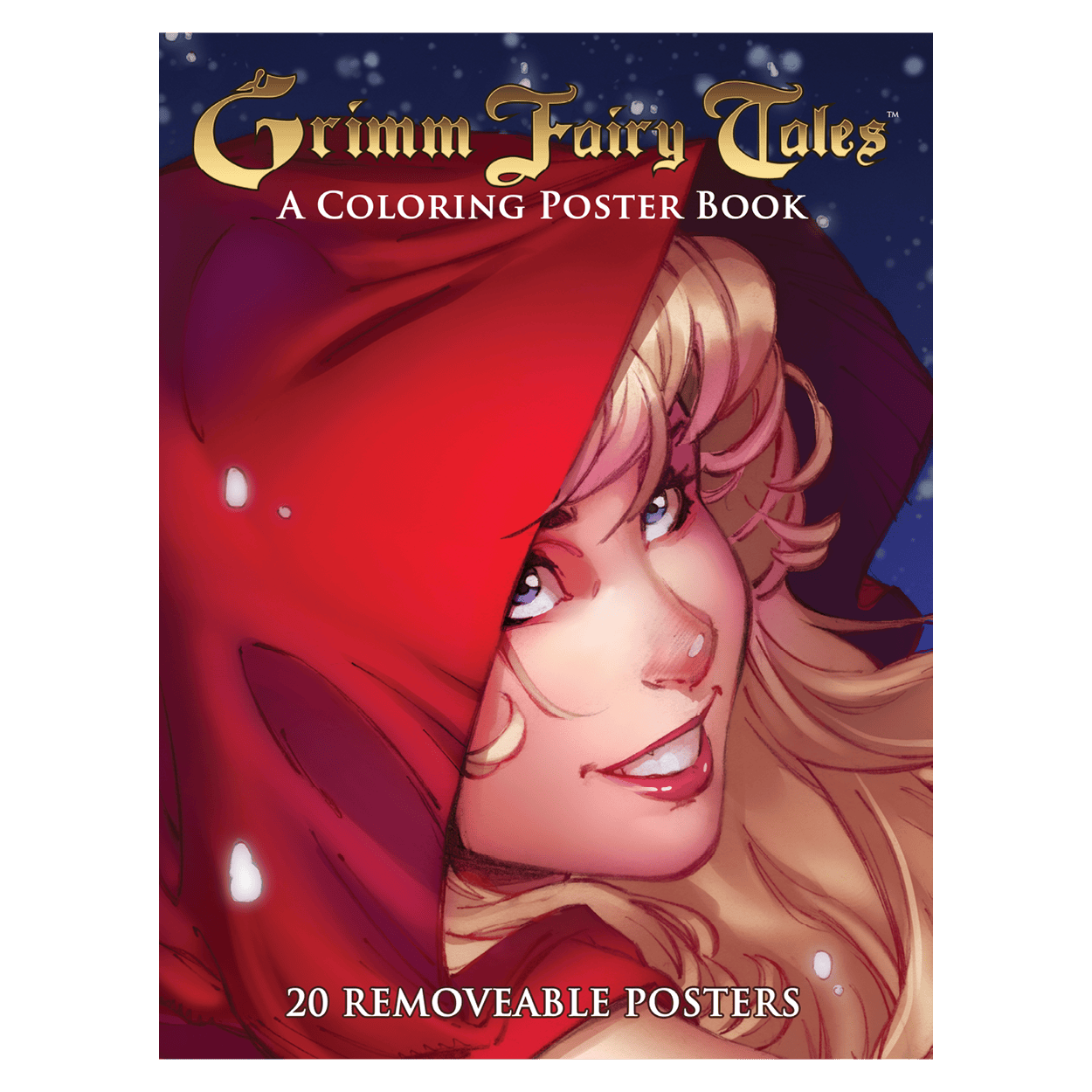 Grimm Fairy Tales Coloring Poster Book