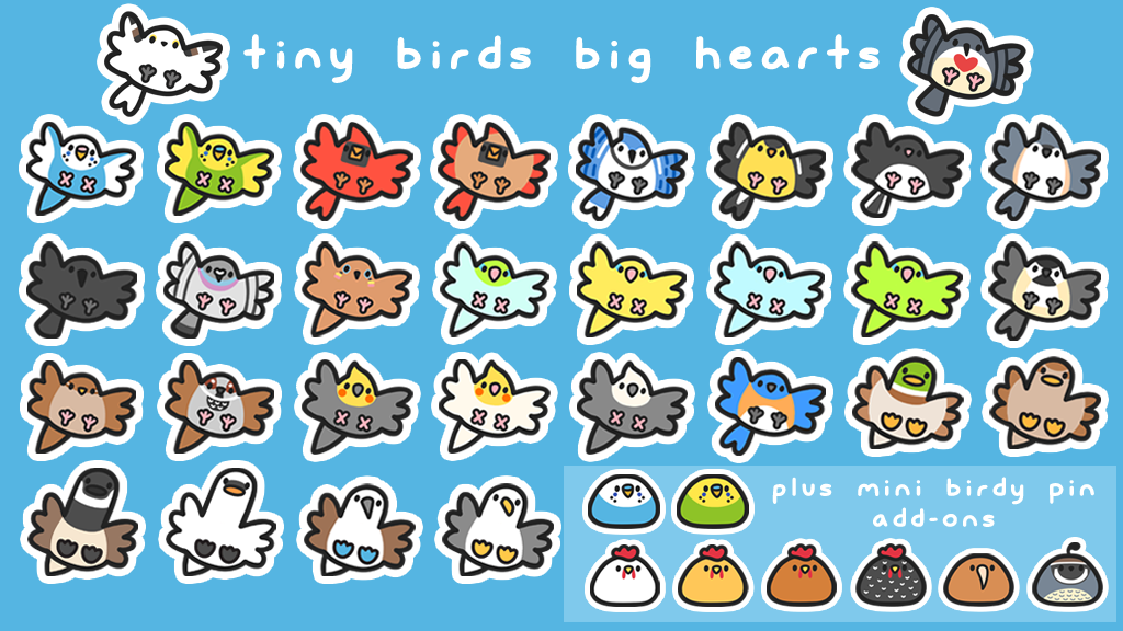 Tiny Birds Big Hearts: Even More Birds!