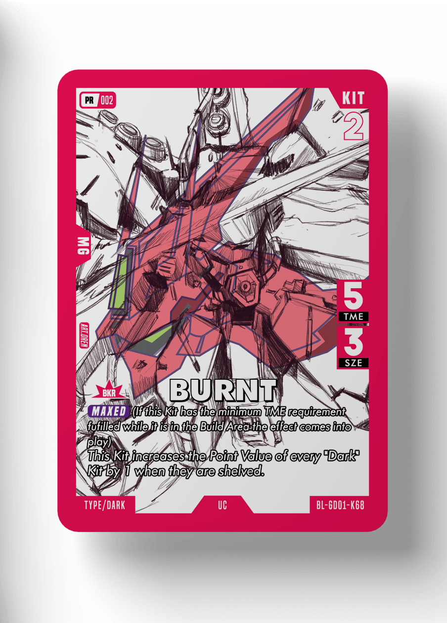 Burnt Promo Card