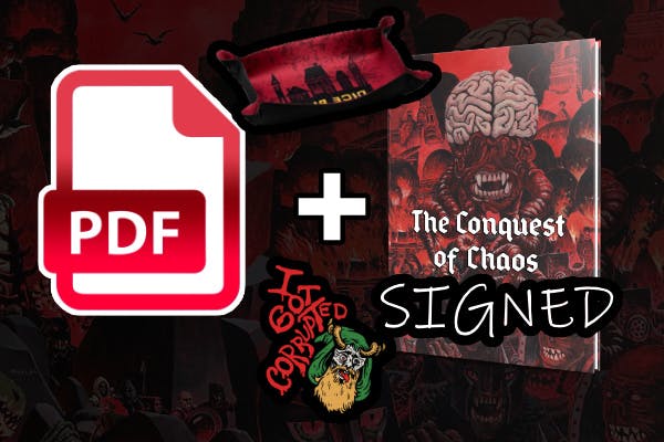 Signed Book + Dice Tray + Corrupted Patch (Print + PDF)