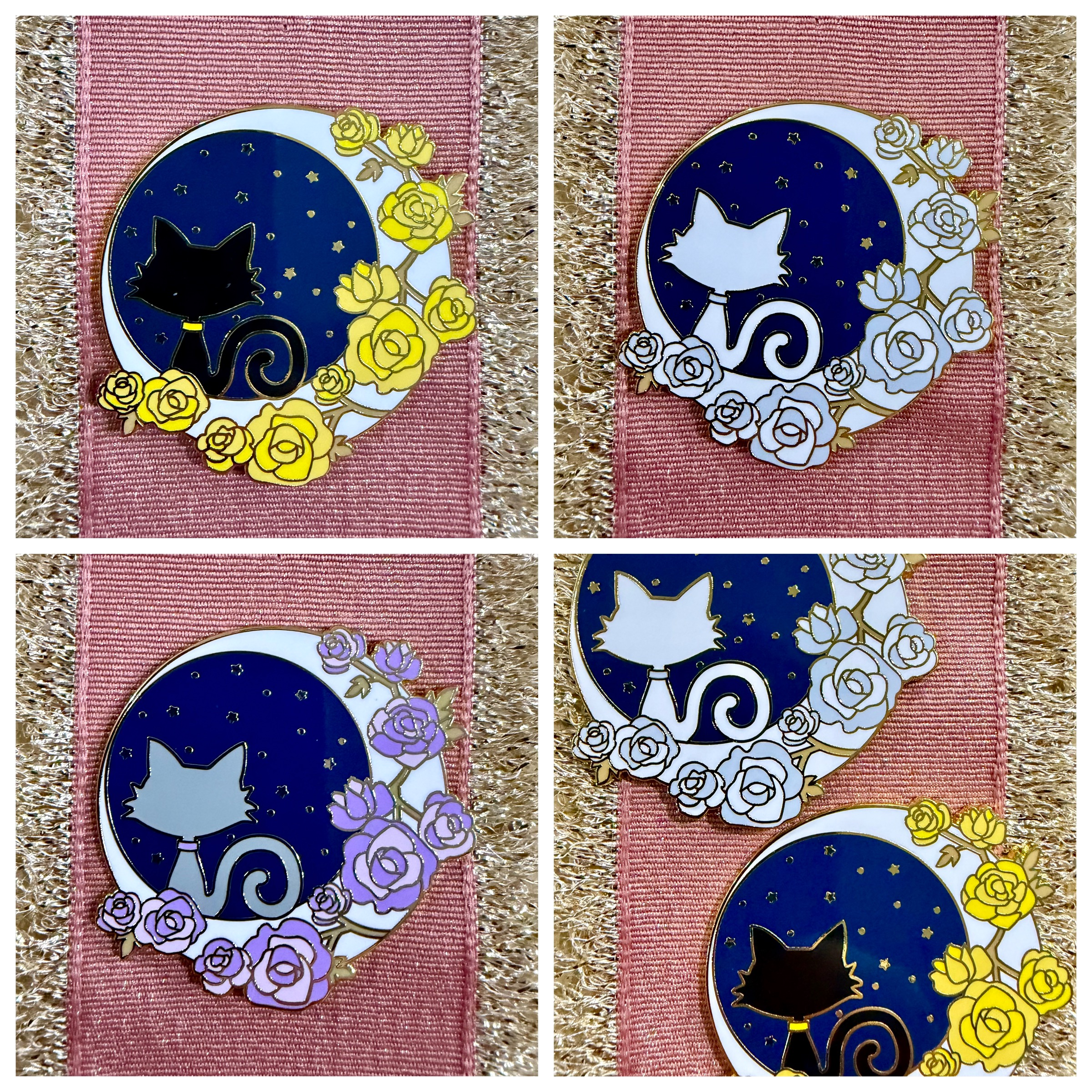 ✦ Blooming Miaw Enamel Pin 
