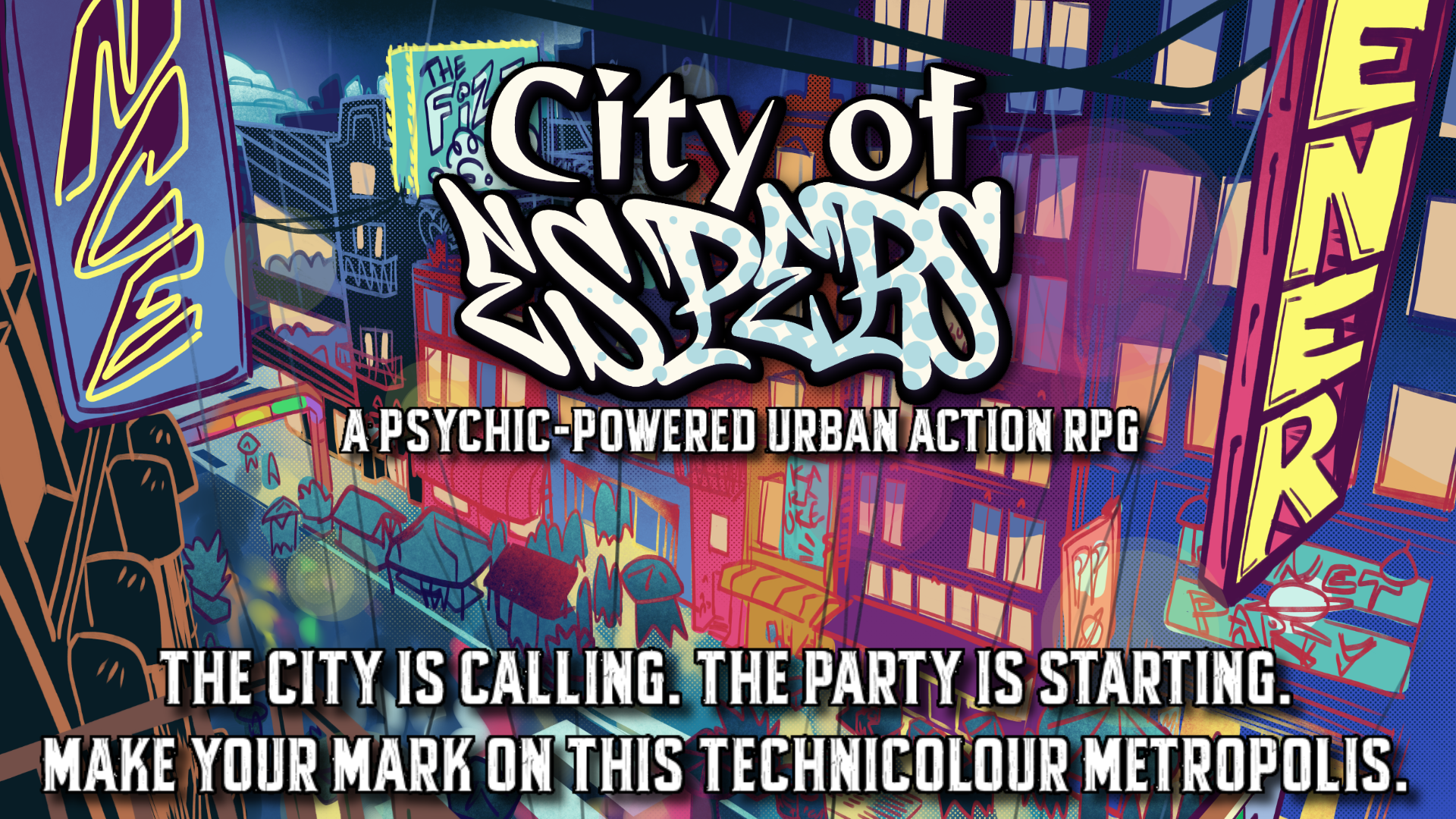 City of Espers - A Psychic-Powered Urban Action TTRPG