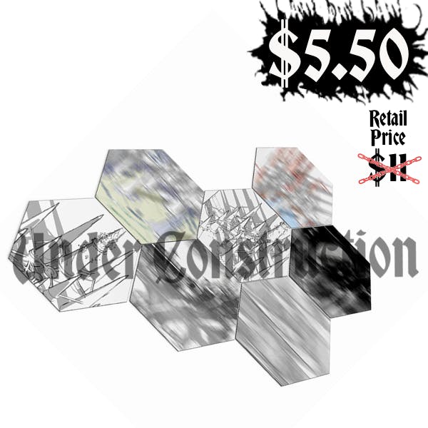 Cardboard Titanbound City Hex Tokens - RETAILER