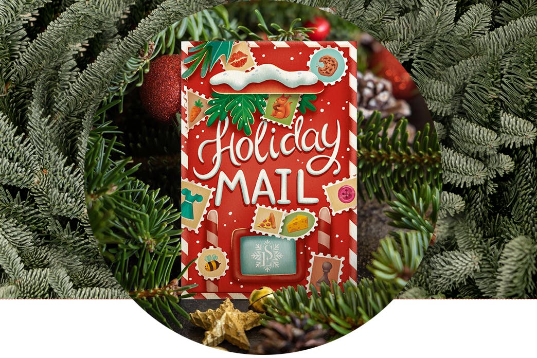 Postcard "Holiday Mail"