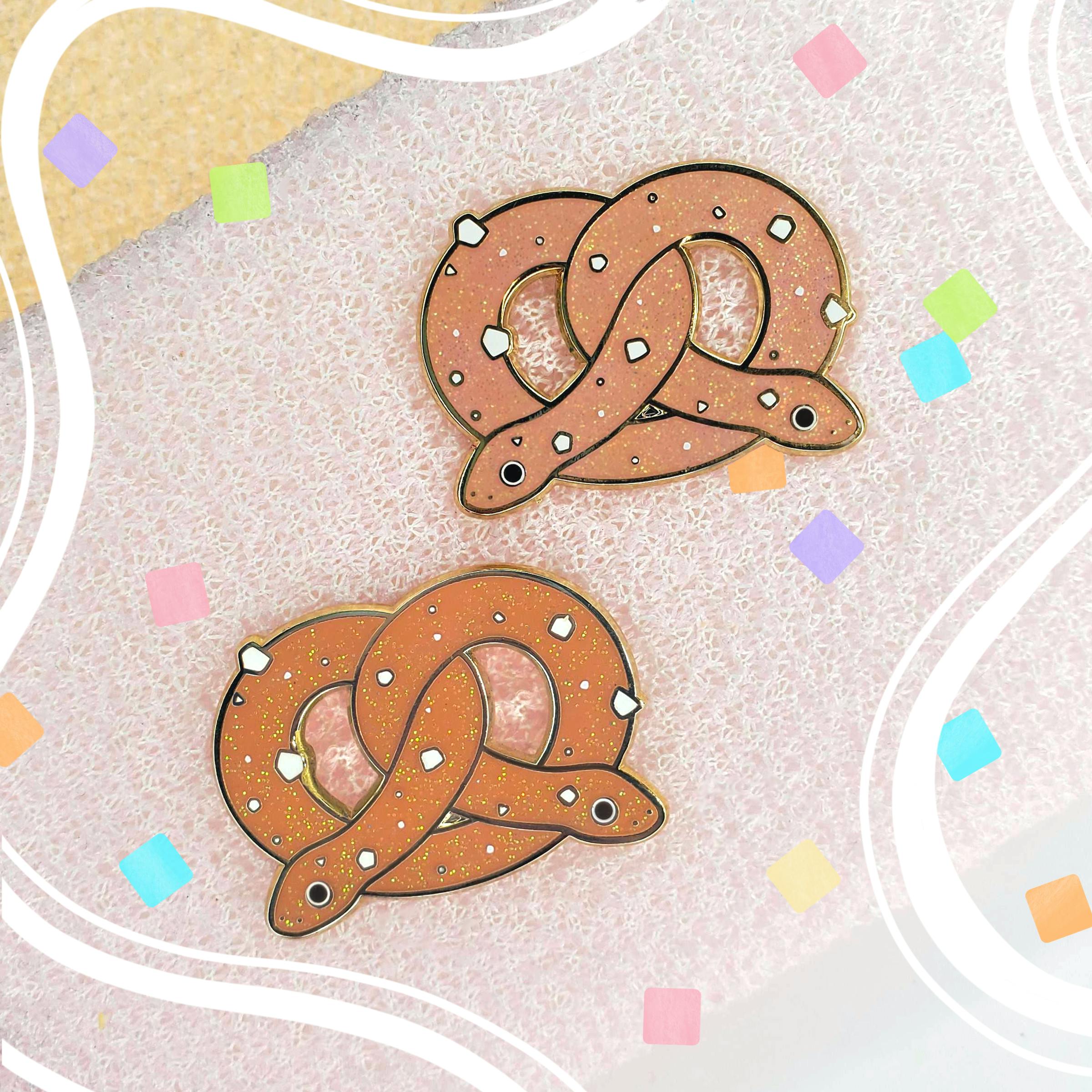 PRETZEL TWHISST (B GRADE) - ENAMEL PIN