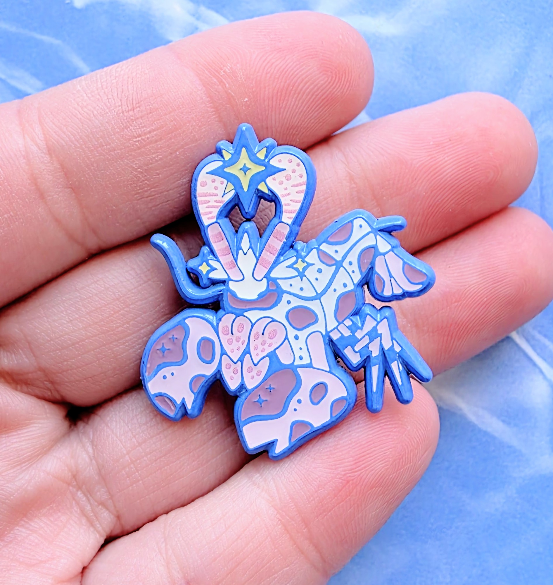 Harlequin Shrimp Mini Pin