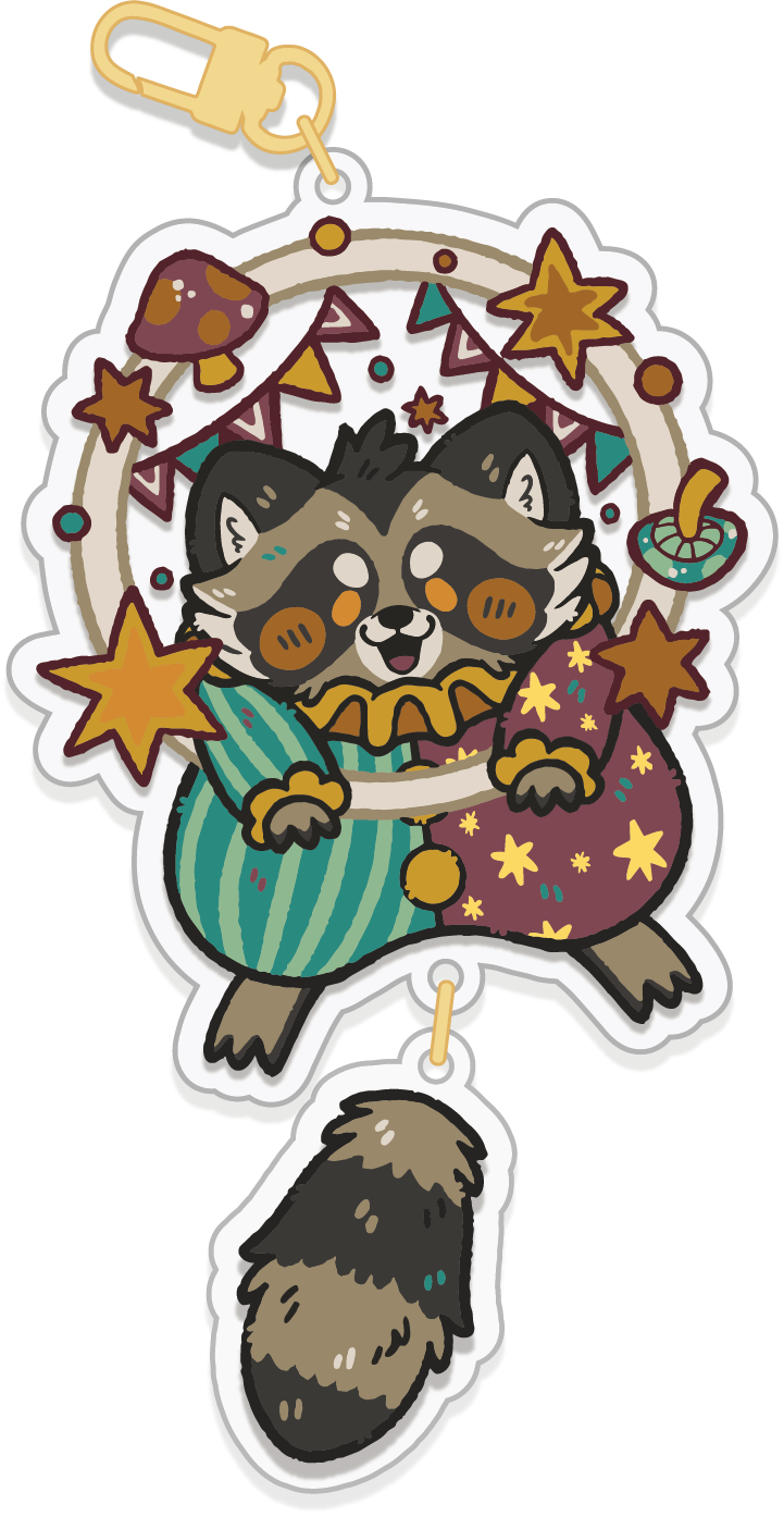 Fidget Hanging Keychain