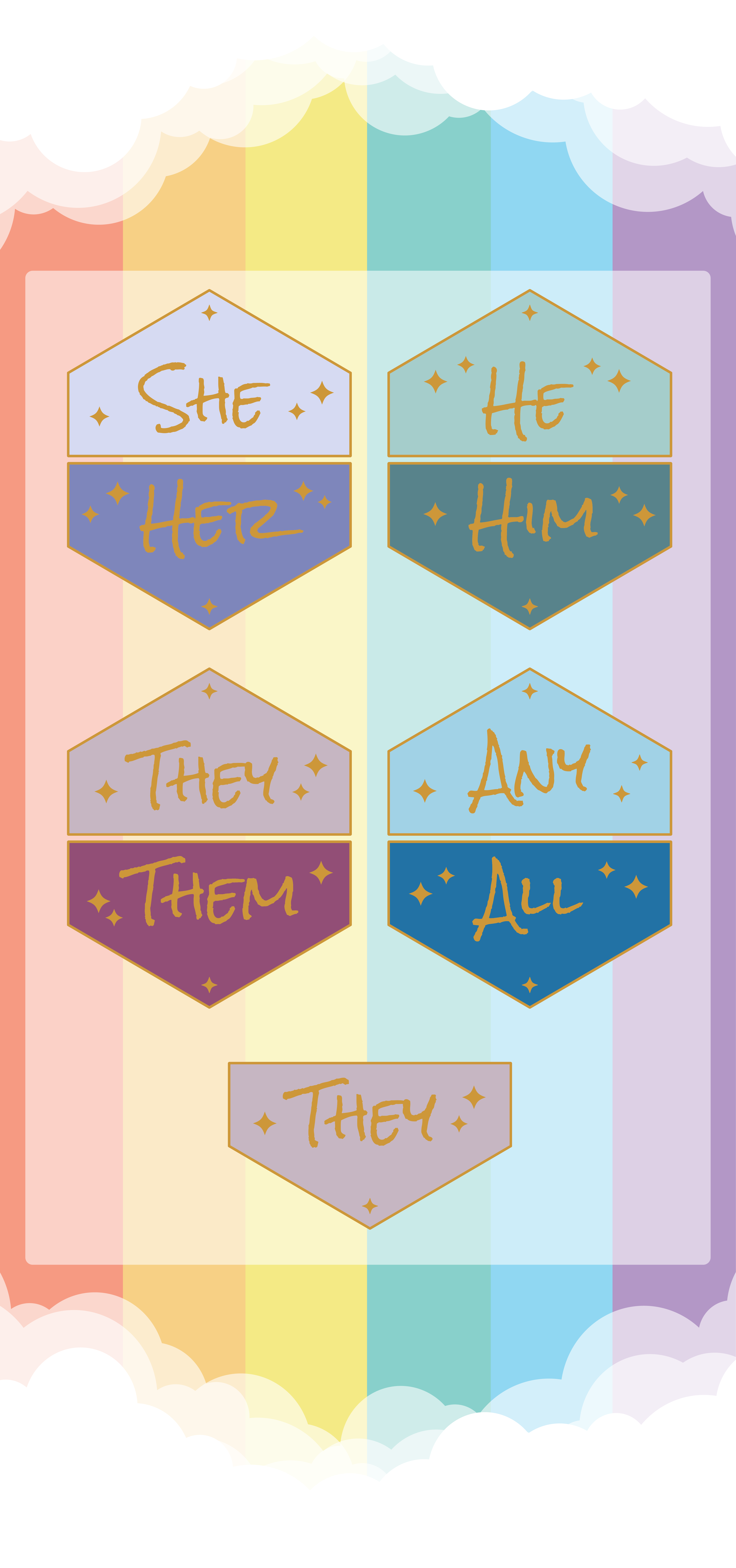 ✦ Single Pronoun Badge