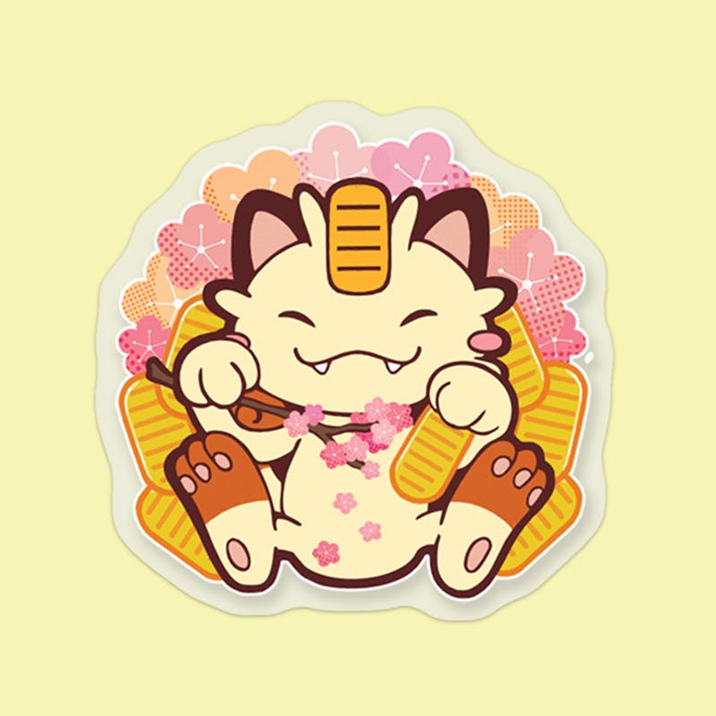 Lucky Cat Sticker