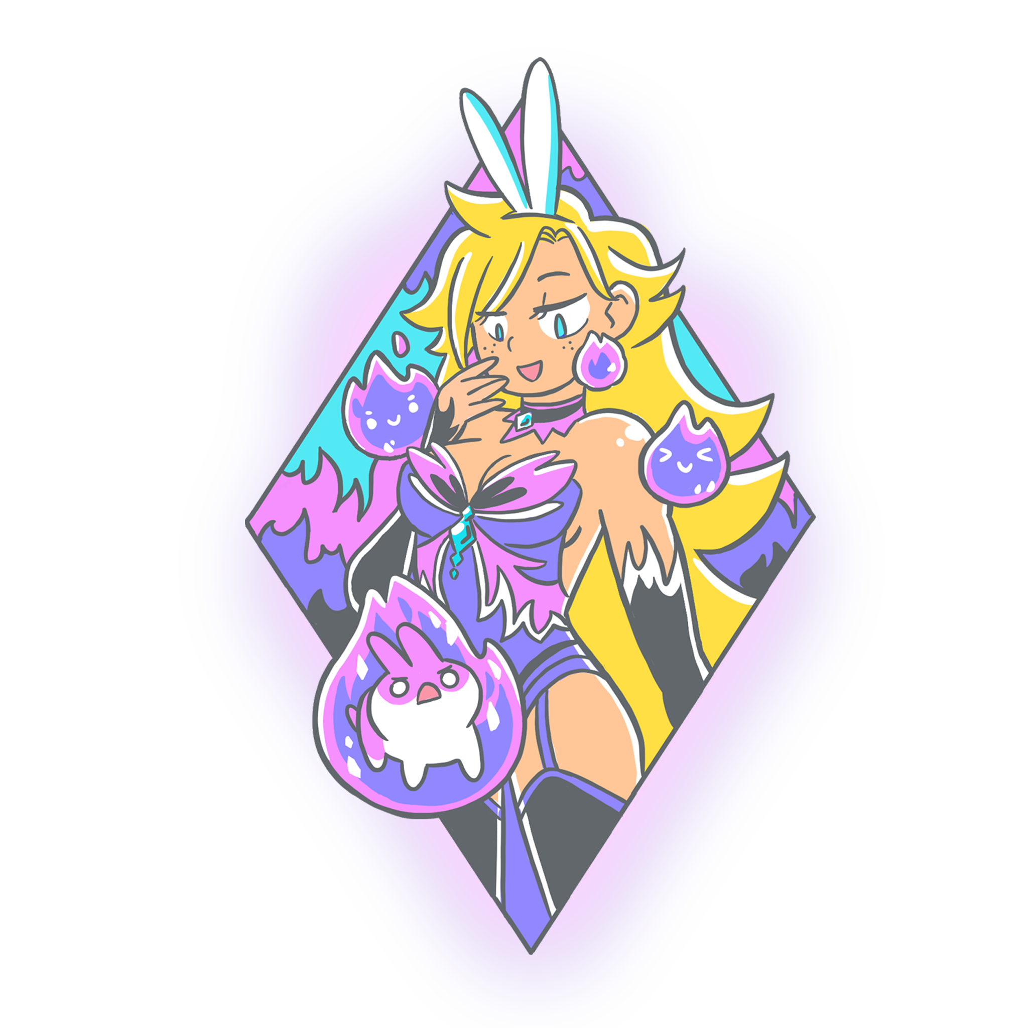 GG & Bunny Pin