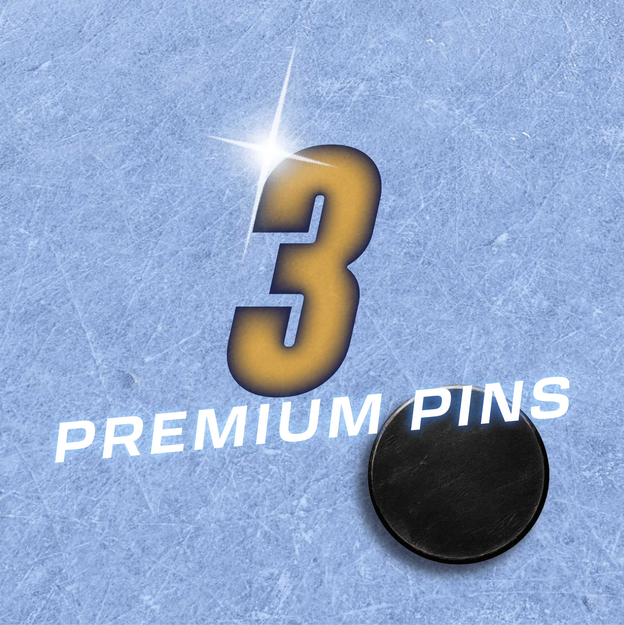 Three Premium Pins