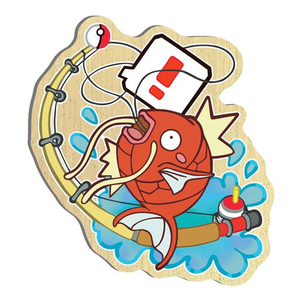 Hopeless fish wooden pin