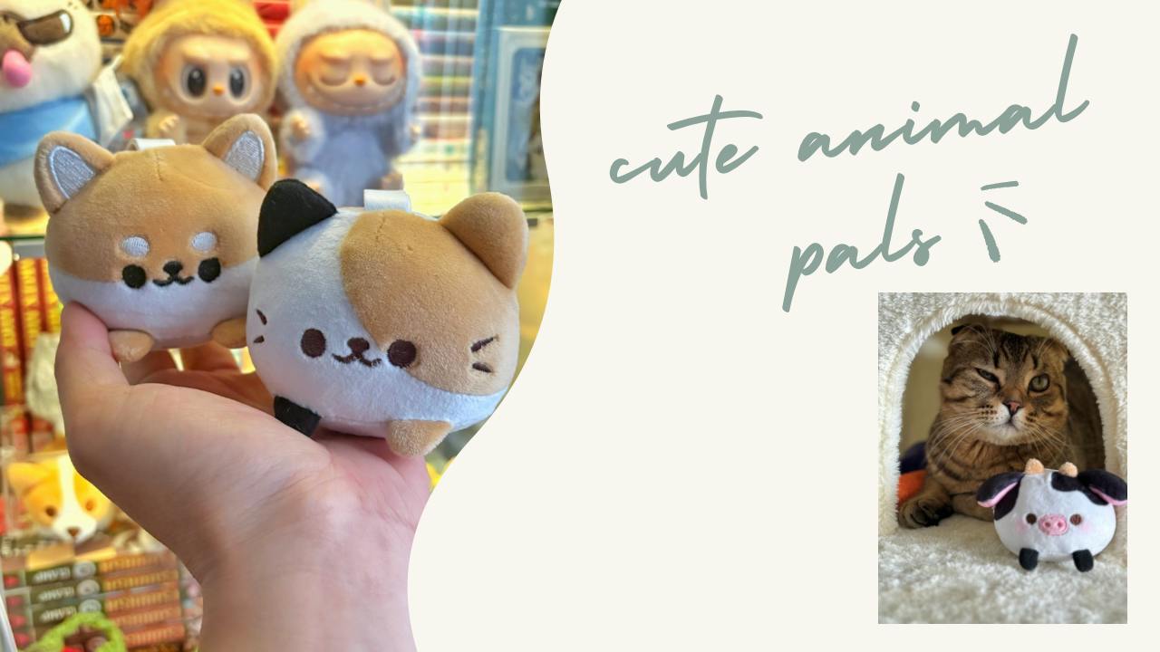 Cute Animal Pals - plush keychains