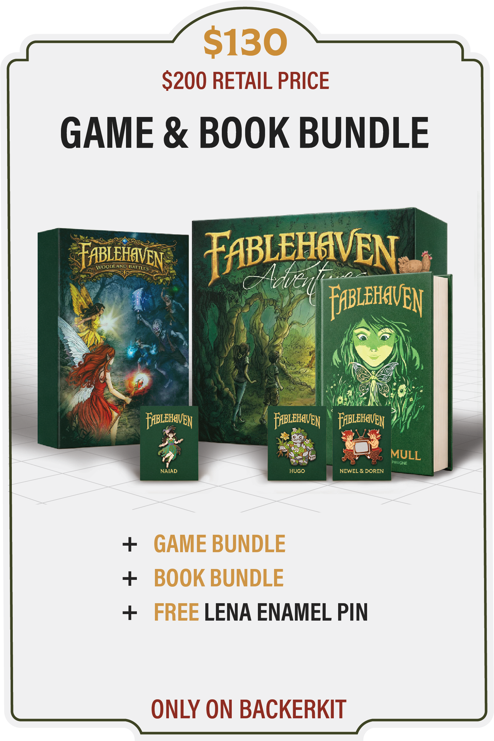 Game & Book Bundle: $130