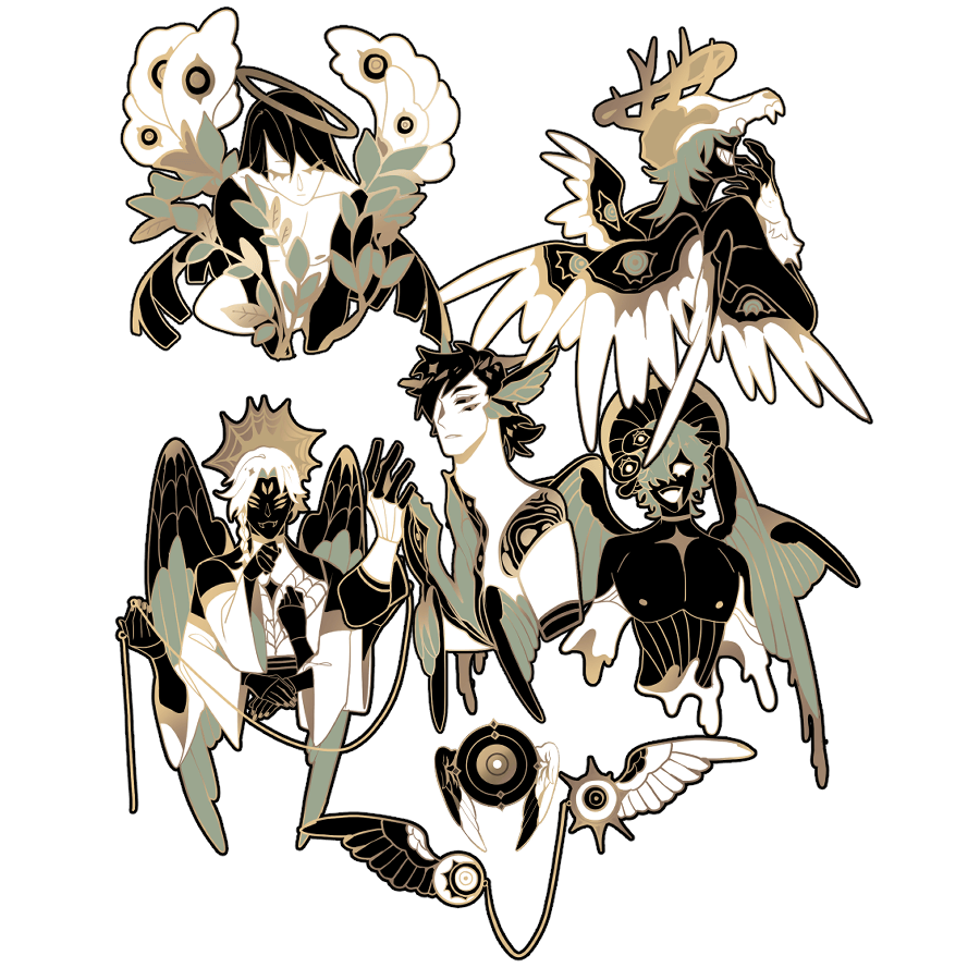 Earthly pin collection