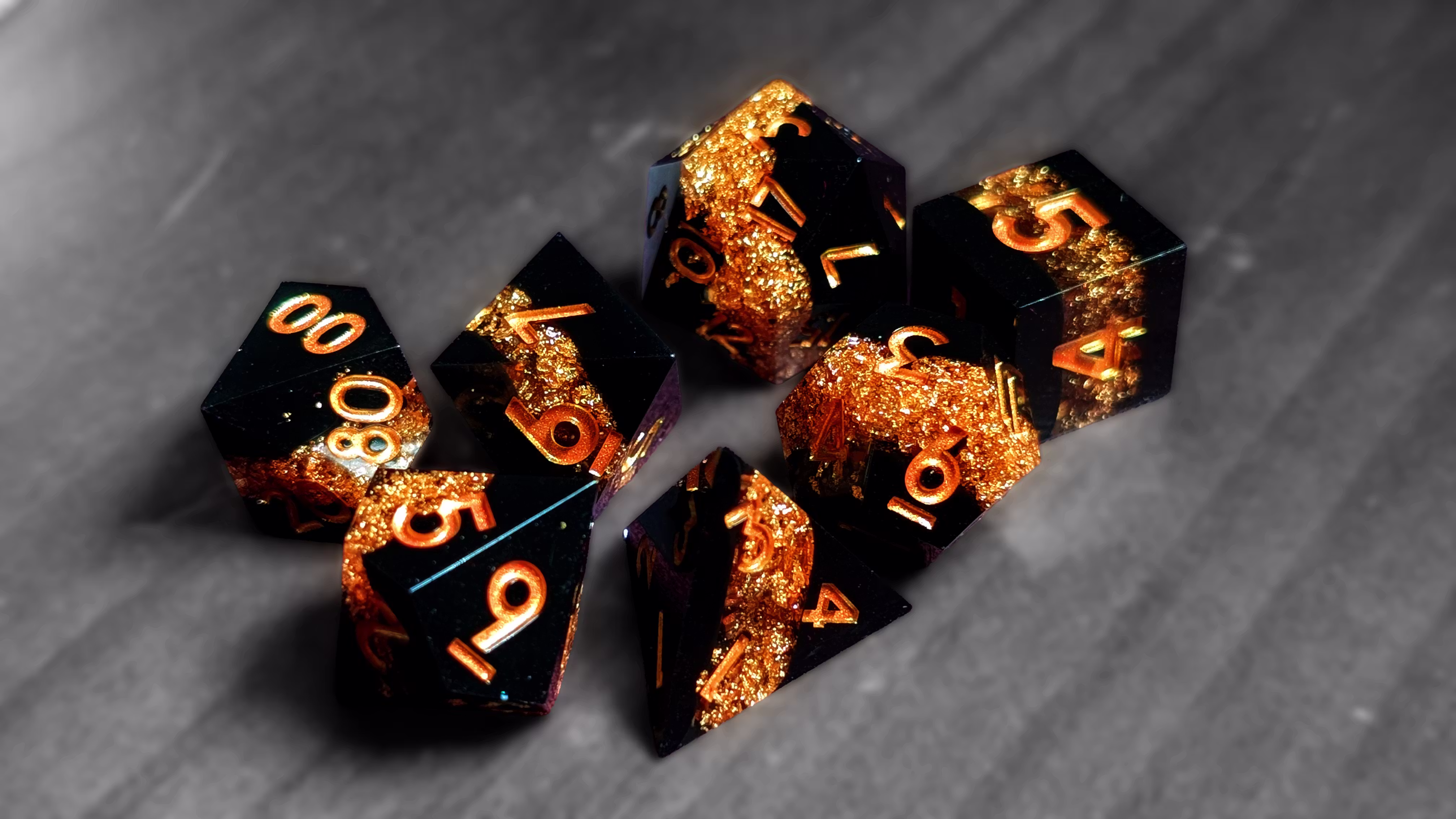 Gold Leaf Dice