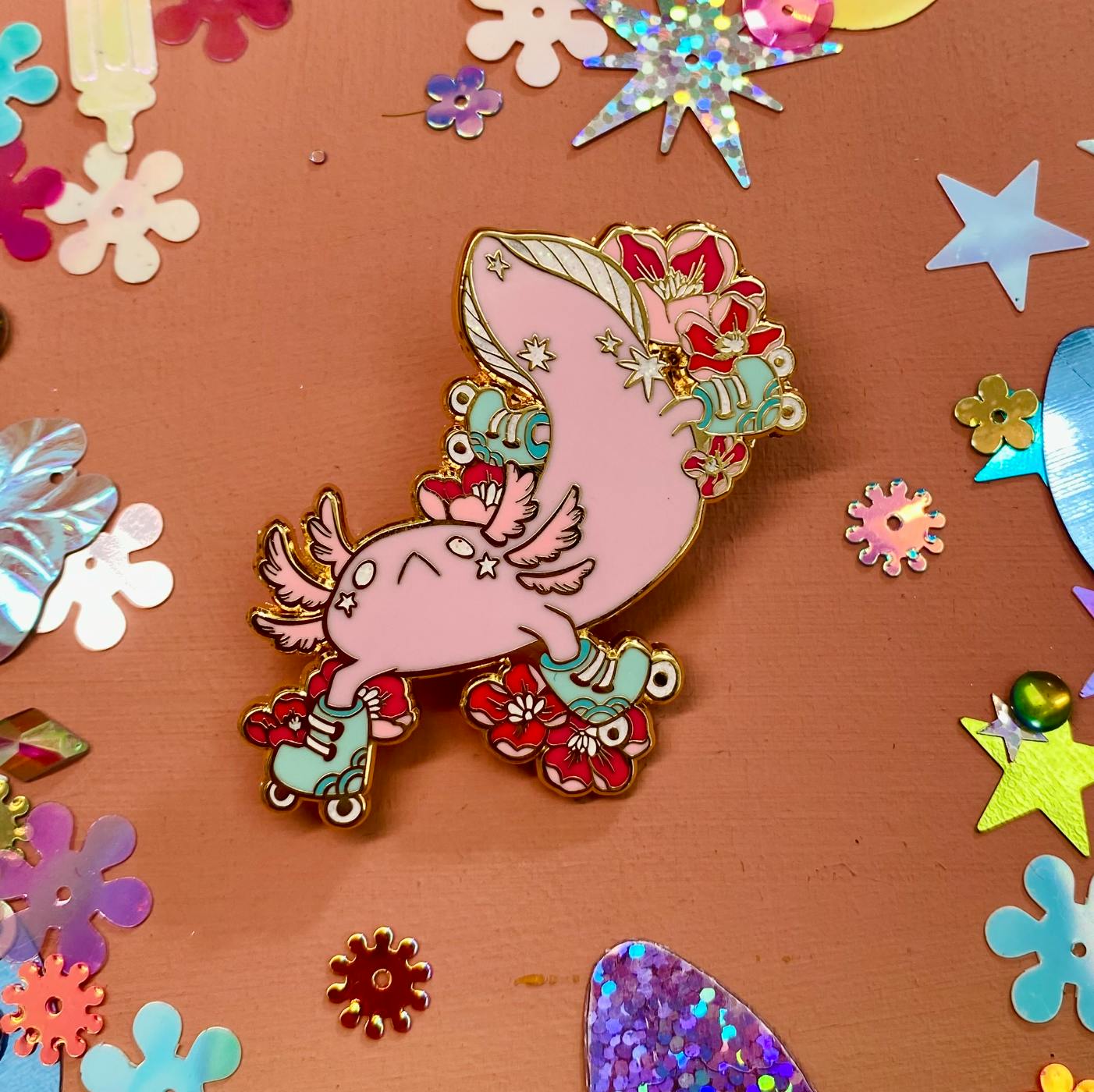 Rollerskating Axolotl  