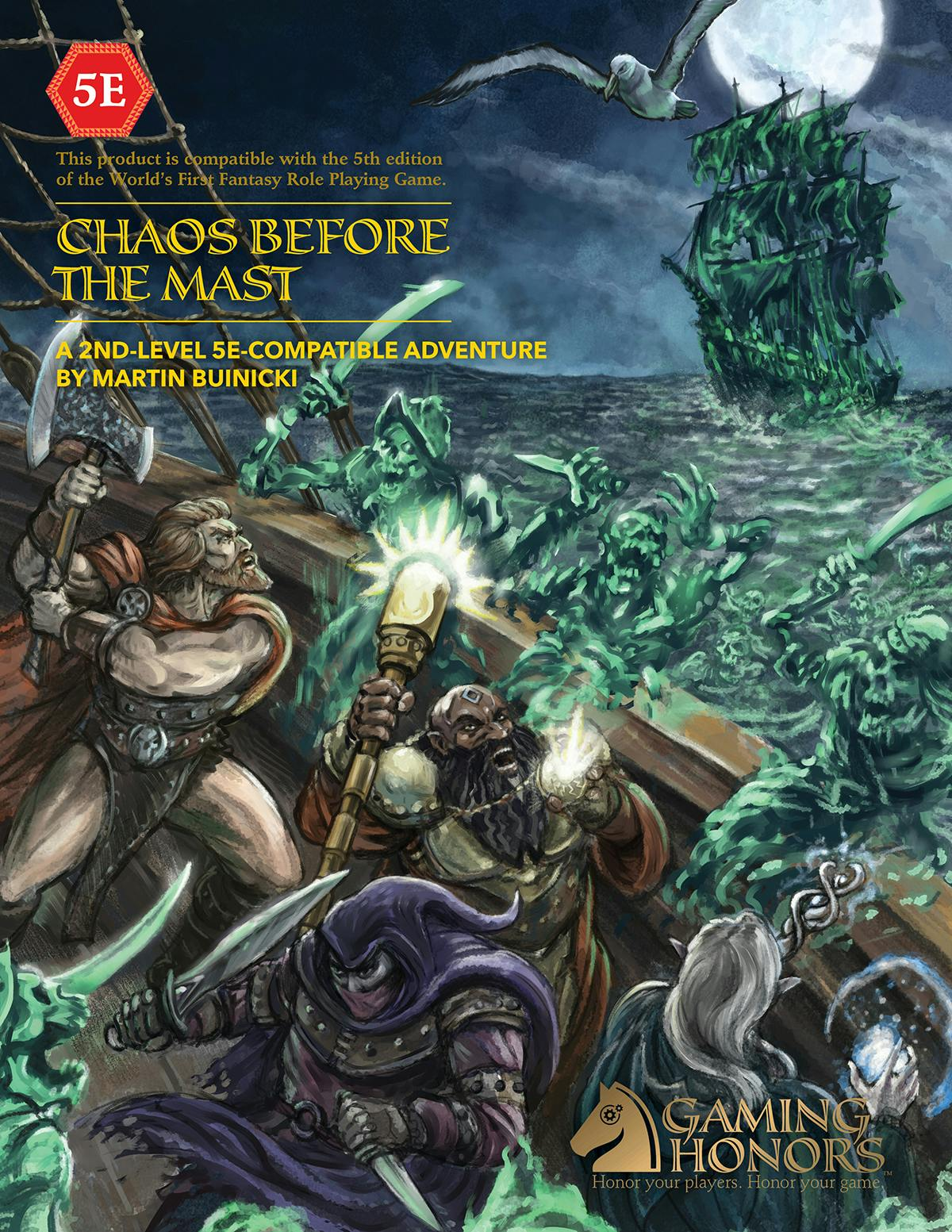 Chaos Before the Mast, A 2nd-Level 5E-Compatible Adventure, PDF