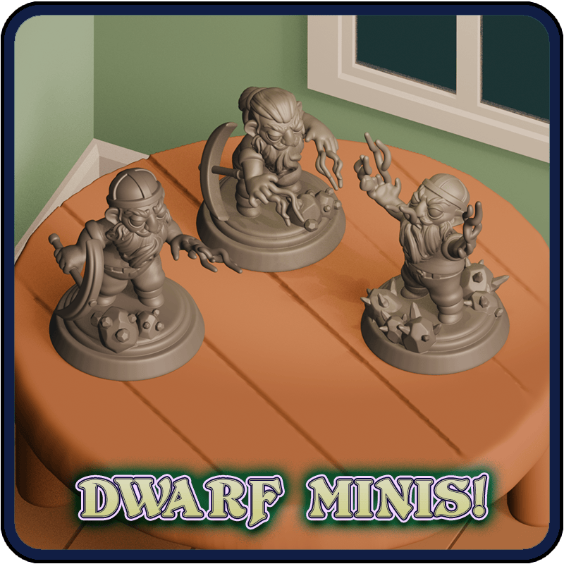 HA! #3 - Veins of the Fallen Dwarf Miniatures Set