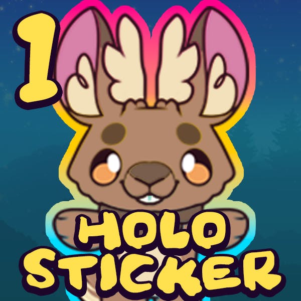 (1)  Holo Sticker