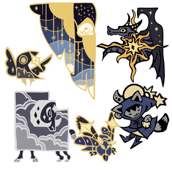 x6 Enamel Pins