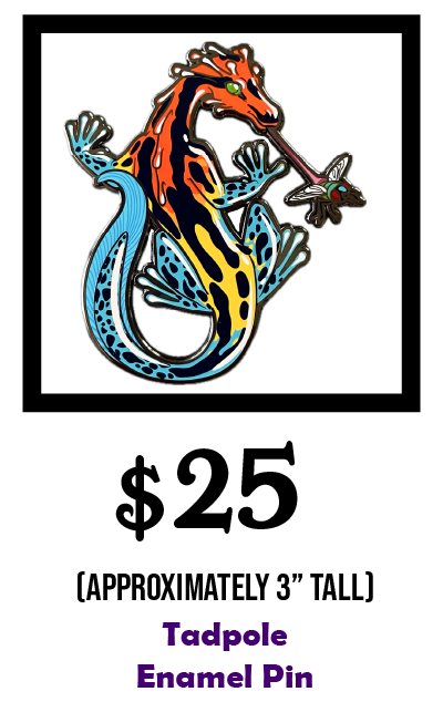 Tadpole Enamel Pin