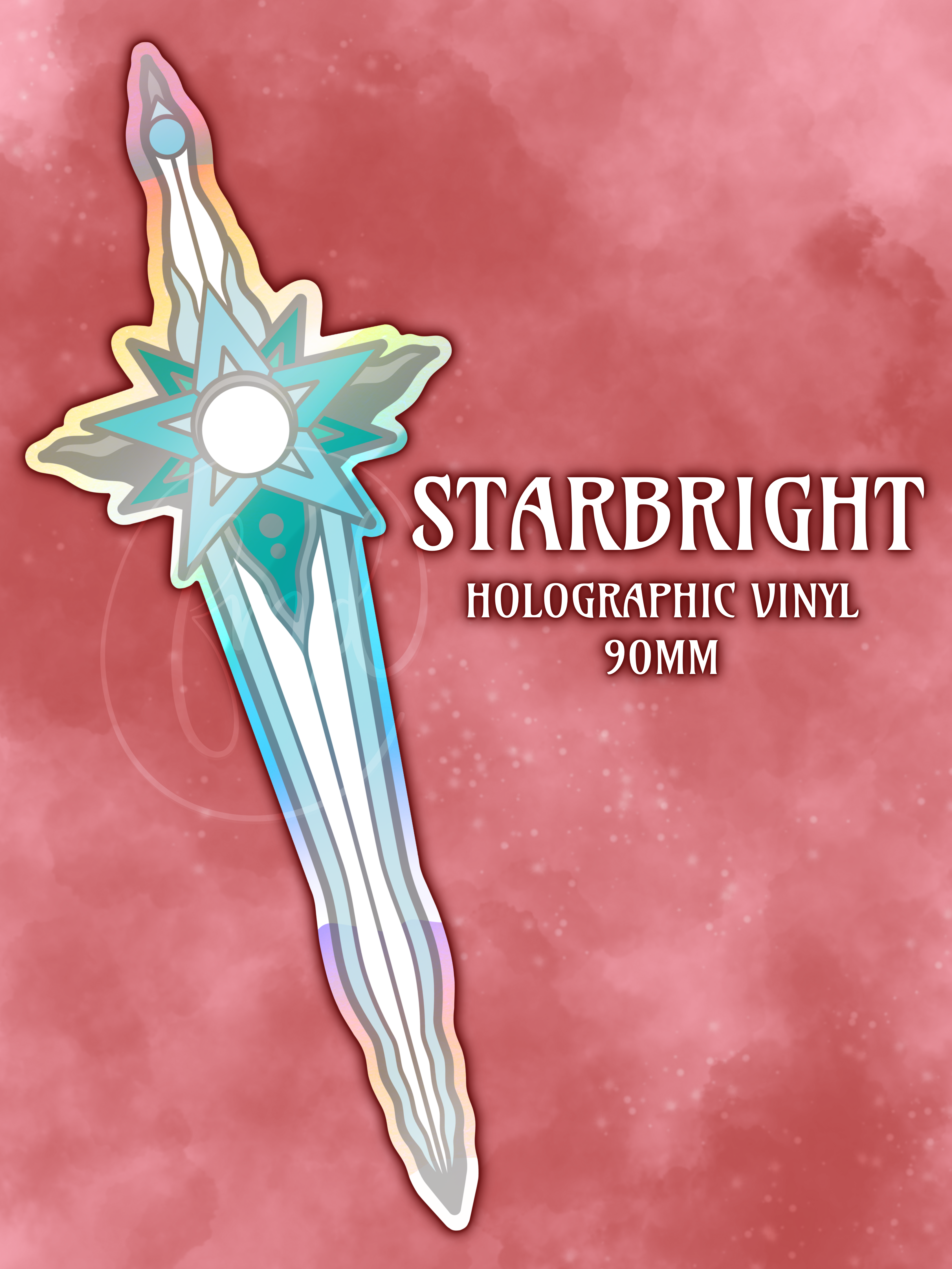Starbright Holographic Sticker