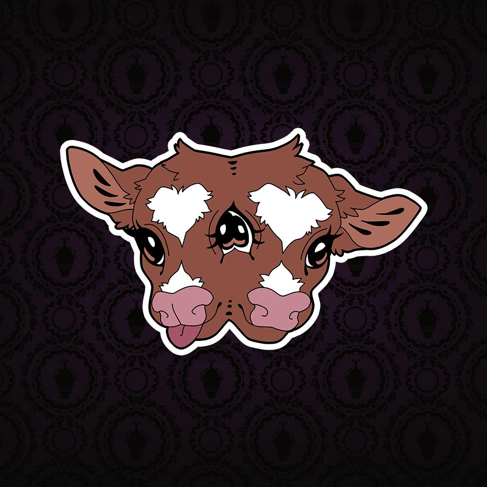 Cow Sticker