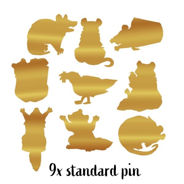 9 Standard Pins