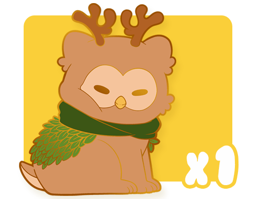One (1) Occupational Owlbear Enamel Pin