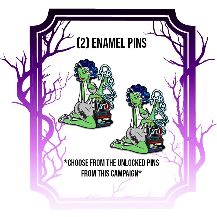 2 Ghoulfriend Enamel Pins