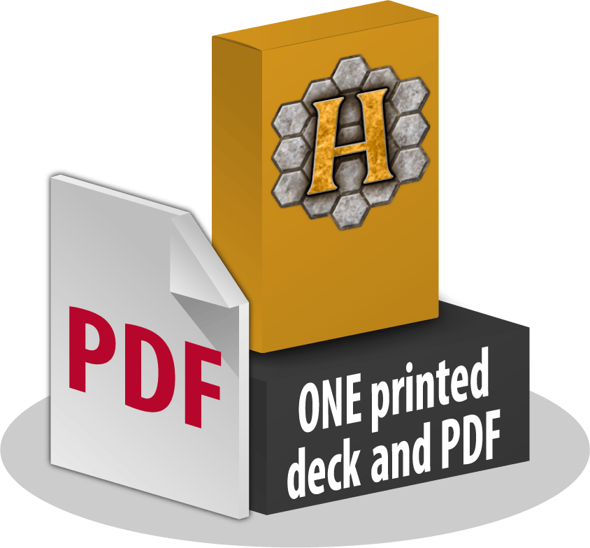 One Printed Deck & Matching PDF