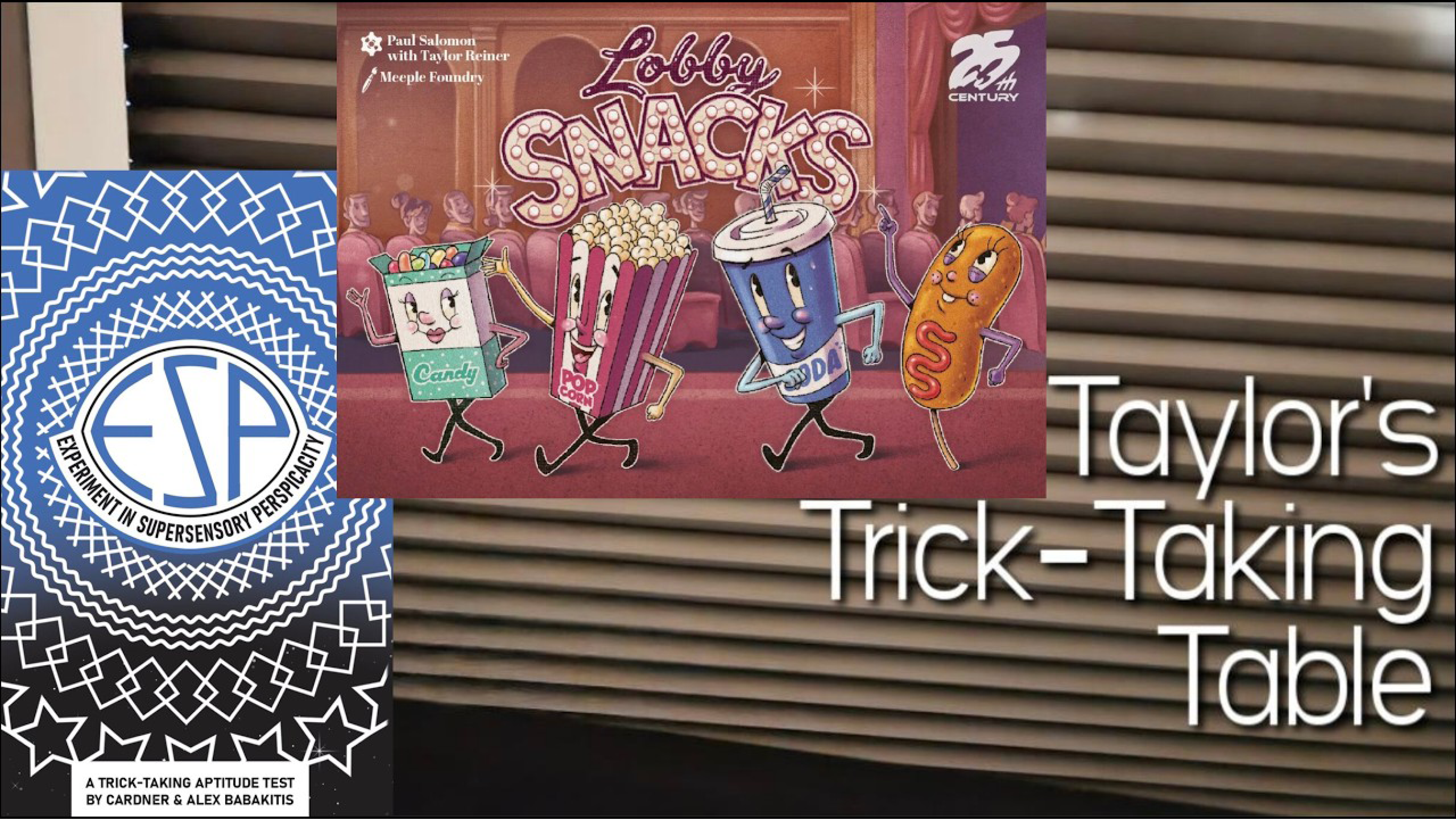 Taylor's Trick-Taking Table