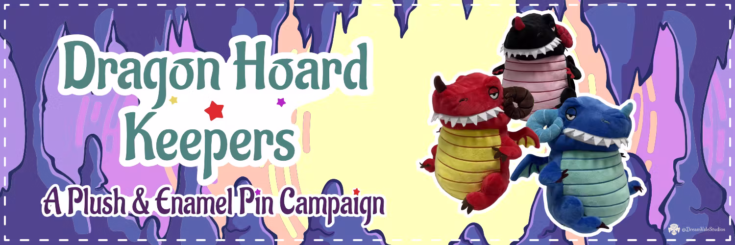 Dragon Hoard Keepers - A Plush & Enamel Pin Campaign