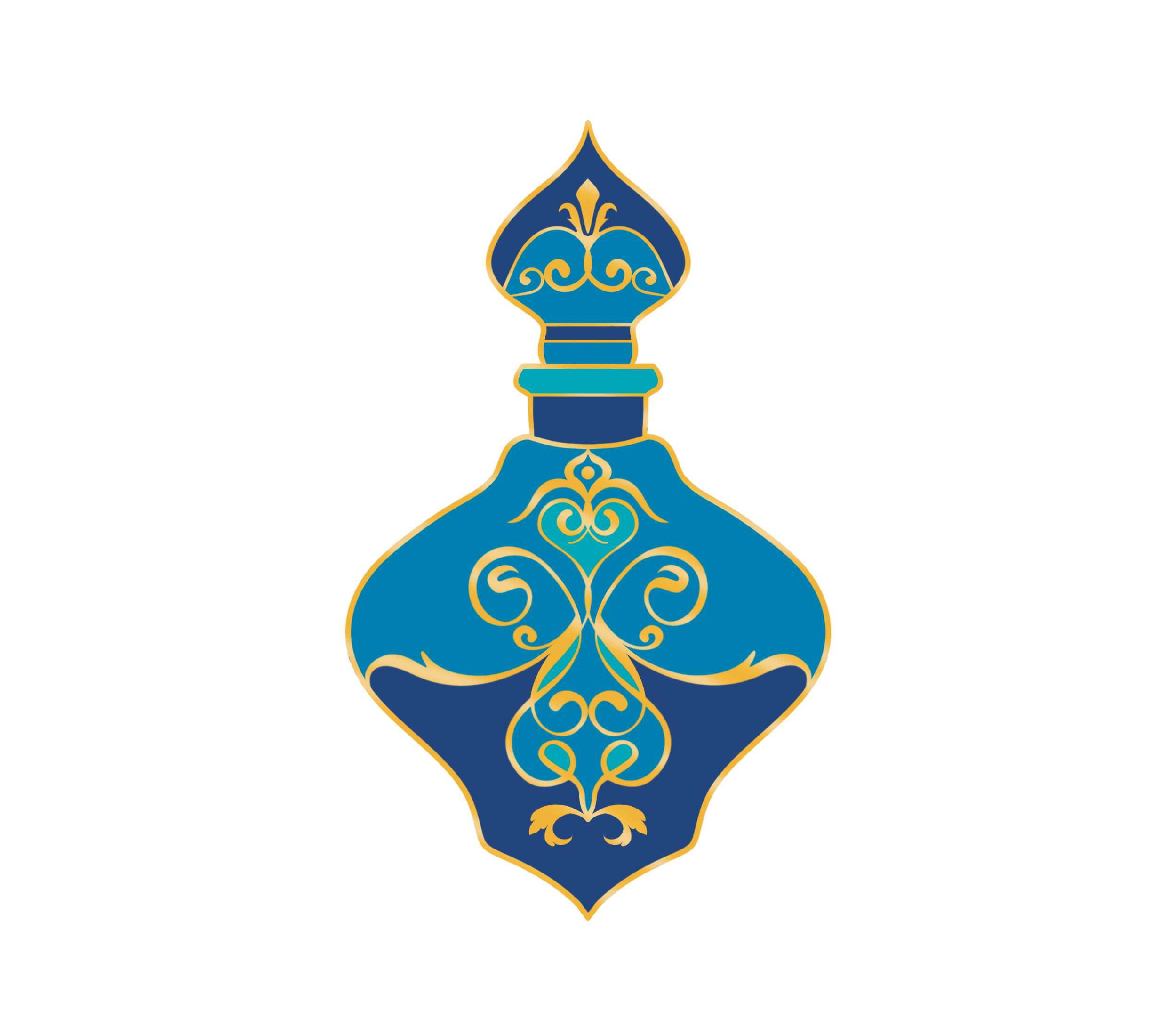 Blue Potion Bottle Pin