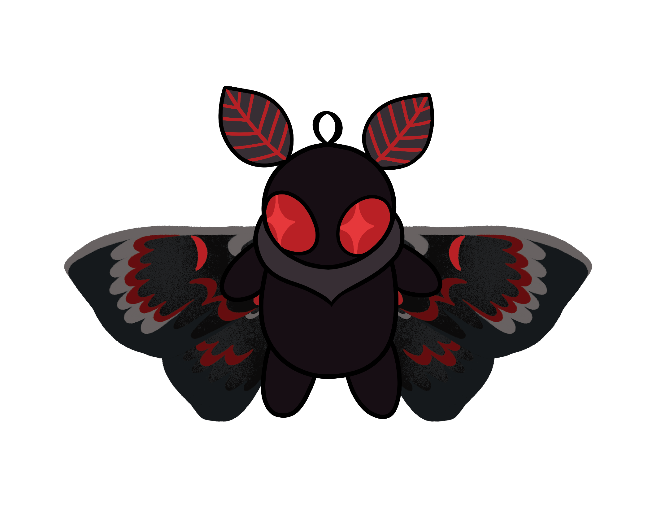 Mini Mothman Keychain