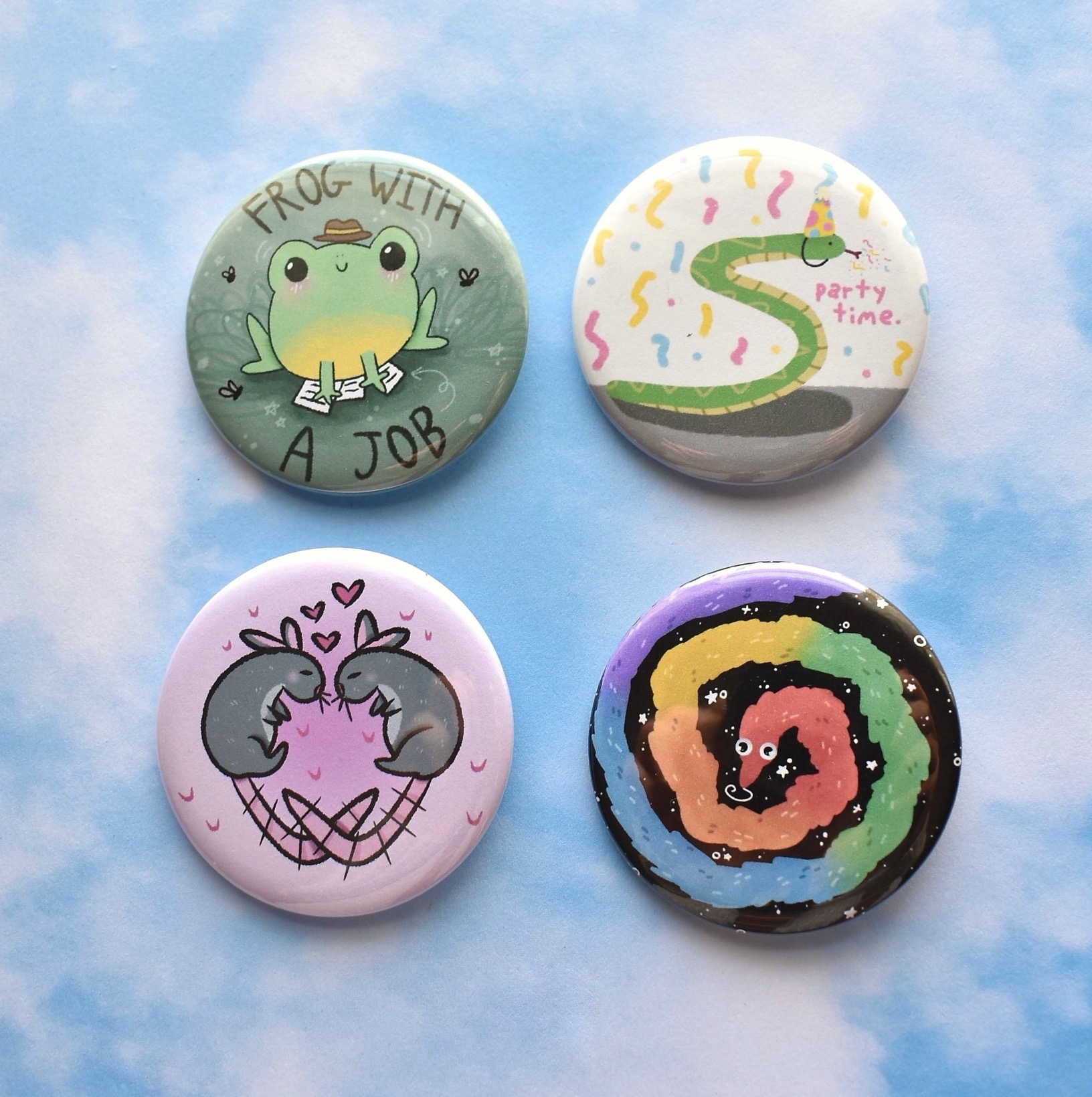 Silly Animal Button