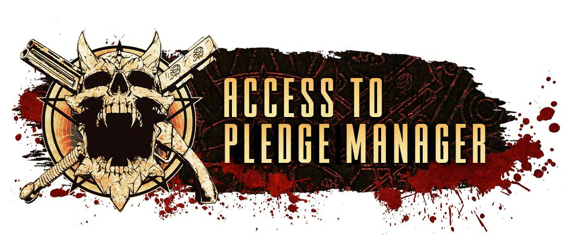 Access to Pledge Manager