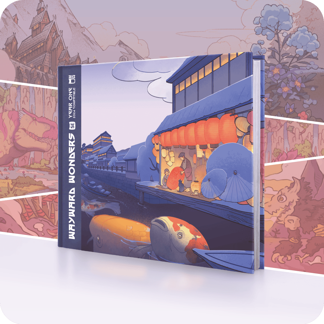 Wayward Wonders Year One Hardbound Book