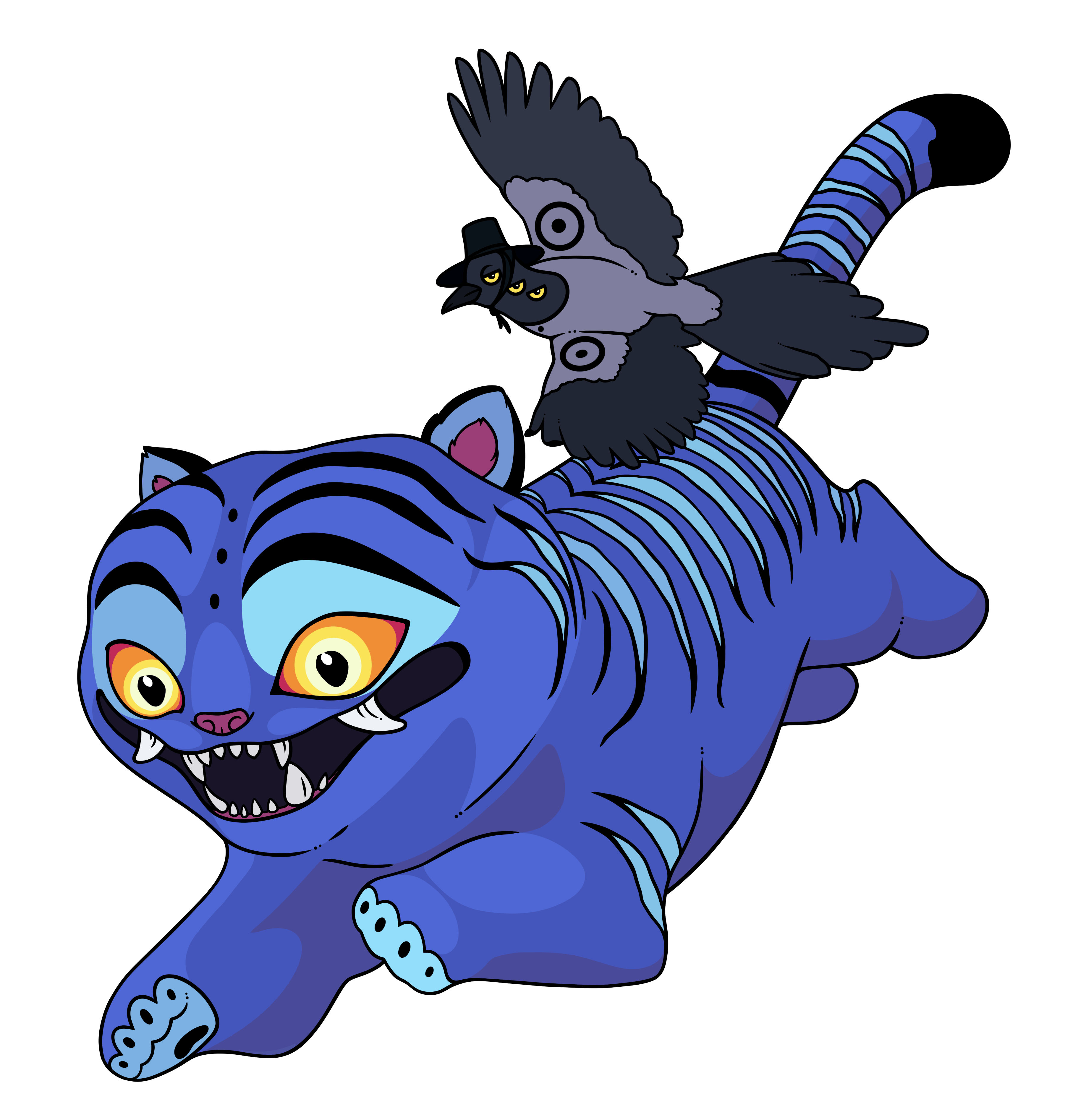 Clumsy Tiger Pin 