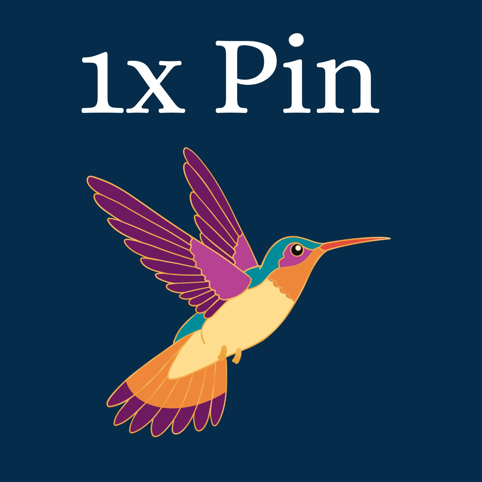Hummingbird Pin