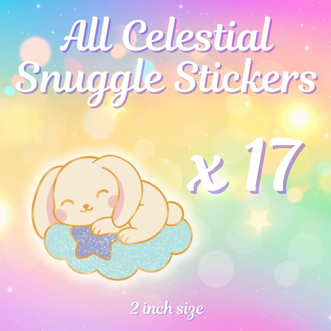 Celestial Snuggle Sticker Bundle