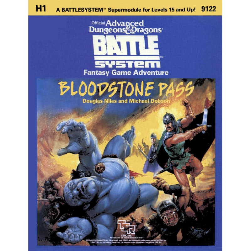 H1: Bloodstone Pass (July 1985)